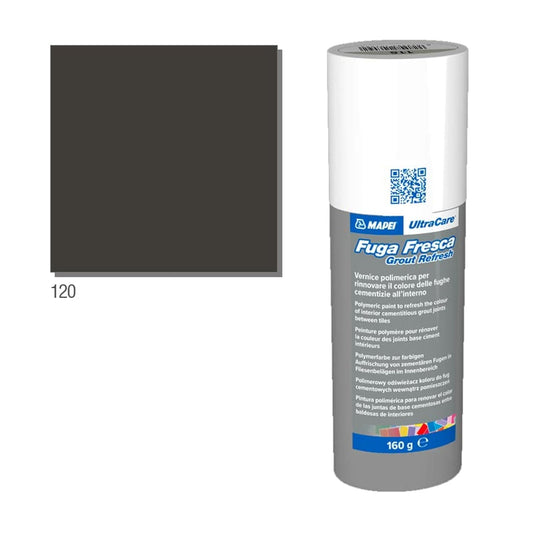 Mapei Ultracare FUGA FRESCA 120 NERO vernice polimerica per rinnovare il colore delle fughe cementizie Flacone 160gr.