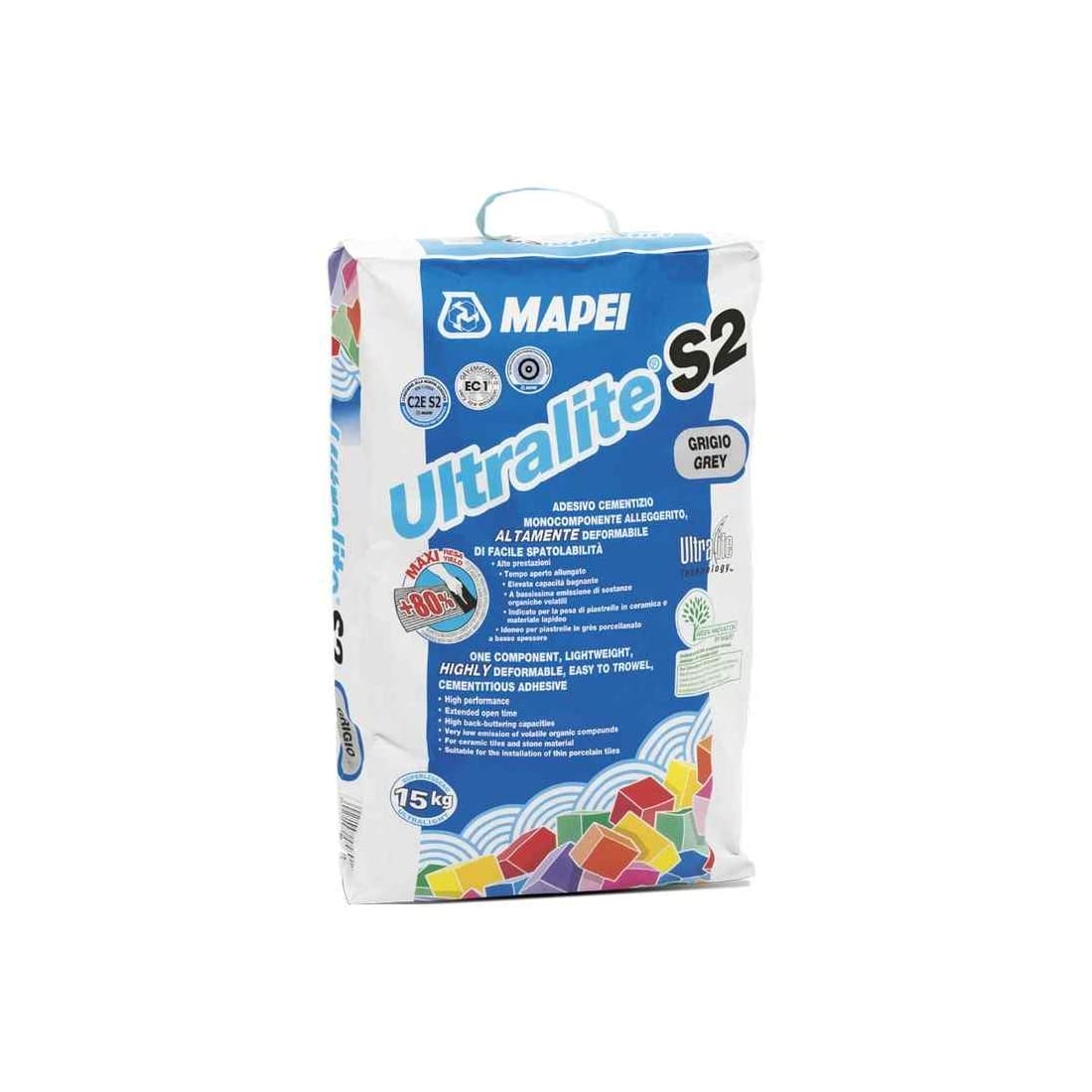 Collante bianco 15KG Ultralite S2 Mapei