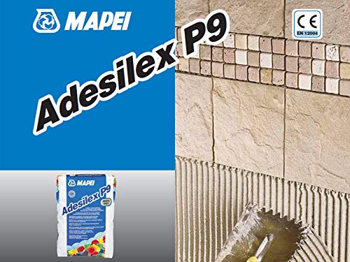 Mapei P9 Colla Adesiva Cementizia Bianca Alte Prestazioni Piastrelle Ceramiche - sacco Kg5