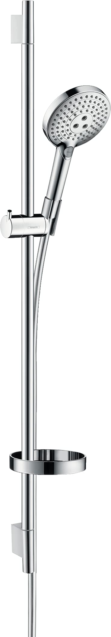 hansgrohe Raindance Select S Set doccia 120 3 getti EcoSmart 9 l/min con asta doccia 90 cm e portasapone, cromo, 26633000