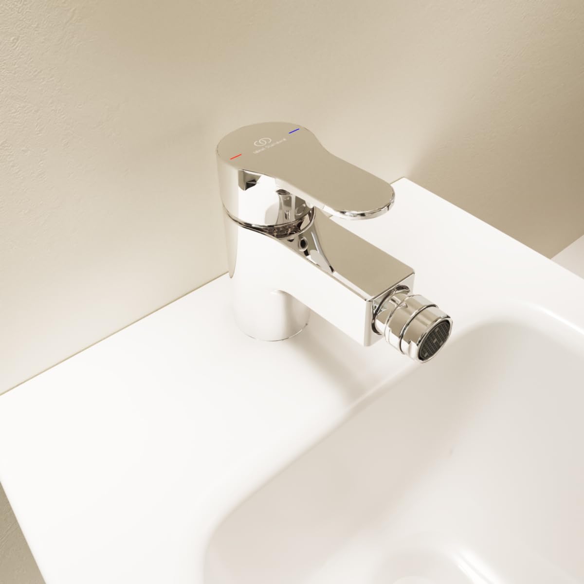 Ideal Standard - Cerabase, Miscelatore bidet senza asta di comando e scarico piletta, Cromato