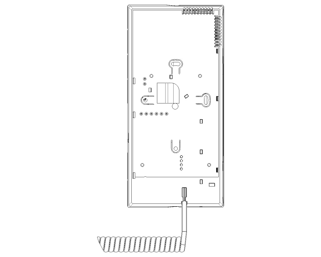 VIMAR 40542 citofono 2 fili Voxie, con 6 pulsanti per le funzioni di apertura e servizio ausiliario, 4 pulsanti programmabili, installazione sporgente