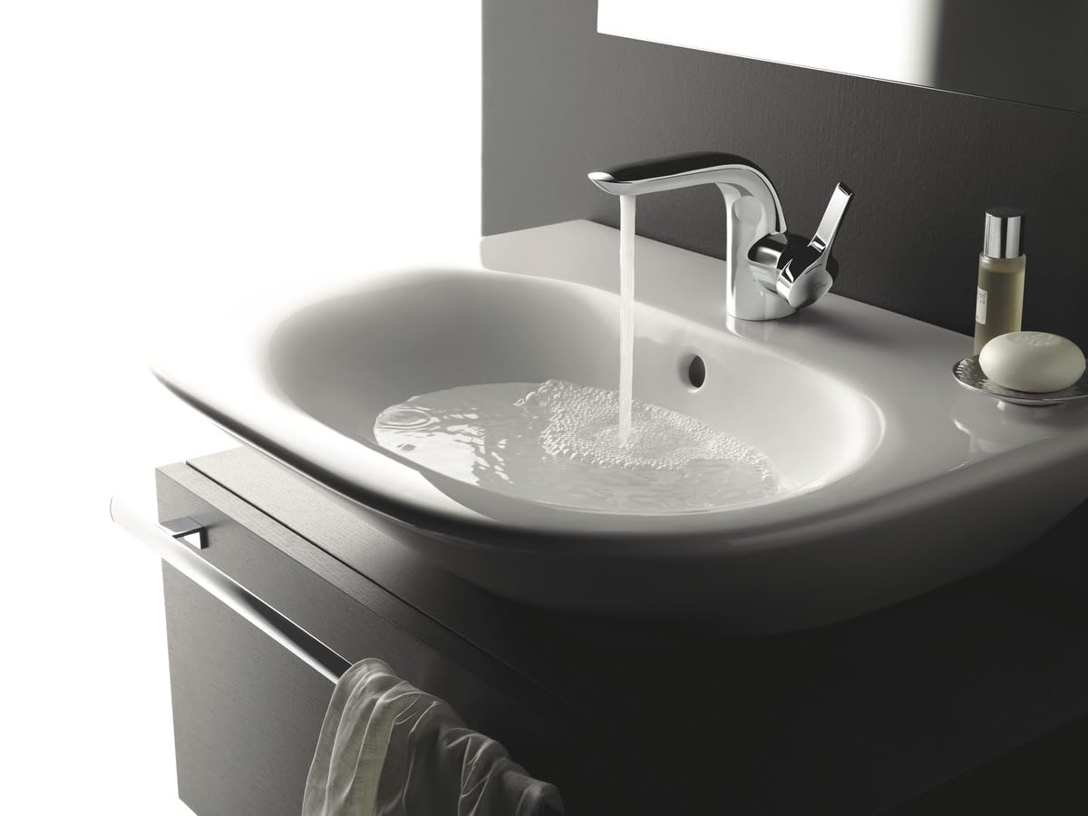 Ideal Standard A4260AA ﻿Melange Miscelatore monocomando lavabo, tubi flessibili, cromato