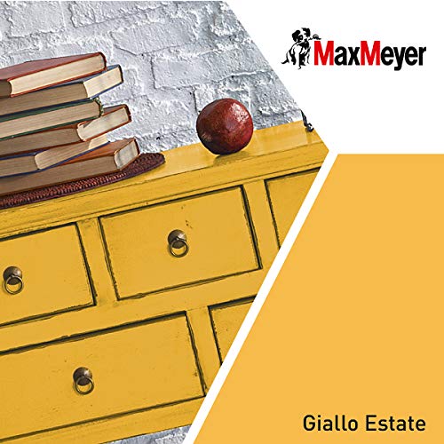 Maxmeyer Smalto All'Acqua Poliuretanico Opaco Giallo Estate 0,125 L