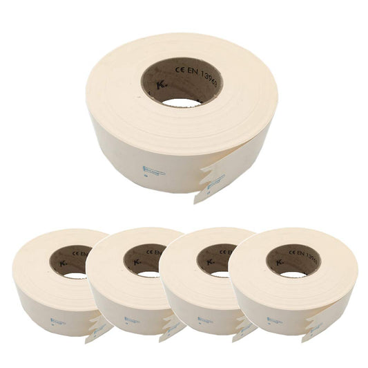 KNAUF® - Strisce di carta per fughe, rotolo da 75 m, larghezza: 5 cm, 5 pezzi