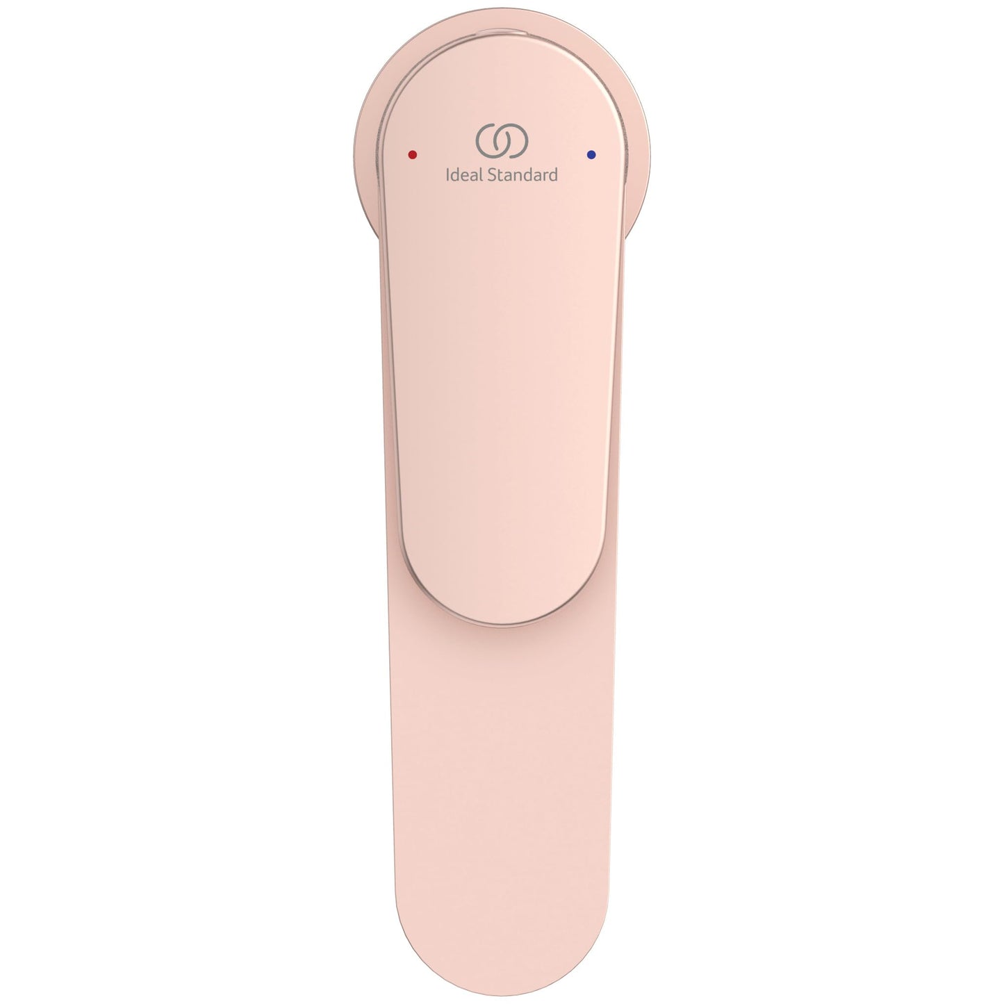 Ideal Standard - Cerafine O, Miscelatore monocomando per lavabo, Bocca di erogazione fissa, Rosé