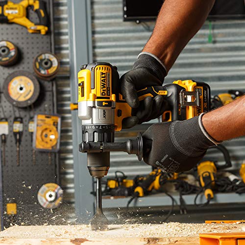 DeWalt DCD996NT-XJ Trapano con Percussione, XRP, 3 Velocità, in TSTAK, senza Batterie e Caricabatteria, Corpo Macchina, Giallo inero, Argento.