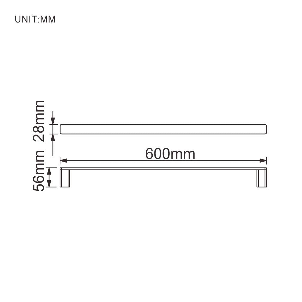 Ibergrif Plinto - Portasciugamani Bagno Quadrato, Porta Salviette a Parete, Argento, Muro, Ottone