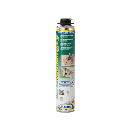 Schiuma poliuretanica per componenti non strutturali 750ml MapePur Multi Adhesive Foam G Mapei