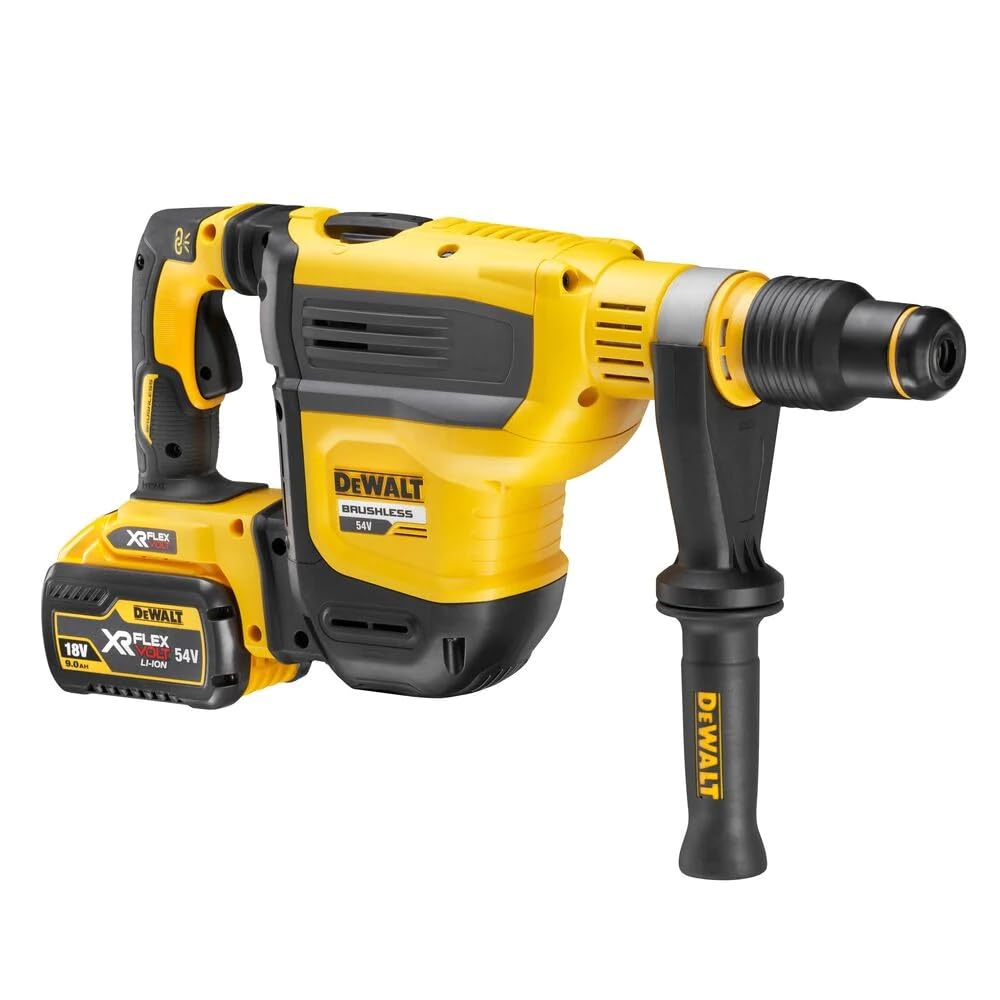 DEWALT DCH614X2-QW - Martillo Electroneumático sin escobillas XR FLEXVOLT 54V SDS-Max 6kg 45mm 10,5J,2 baterías y maletín