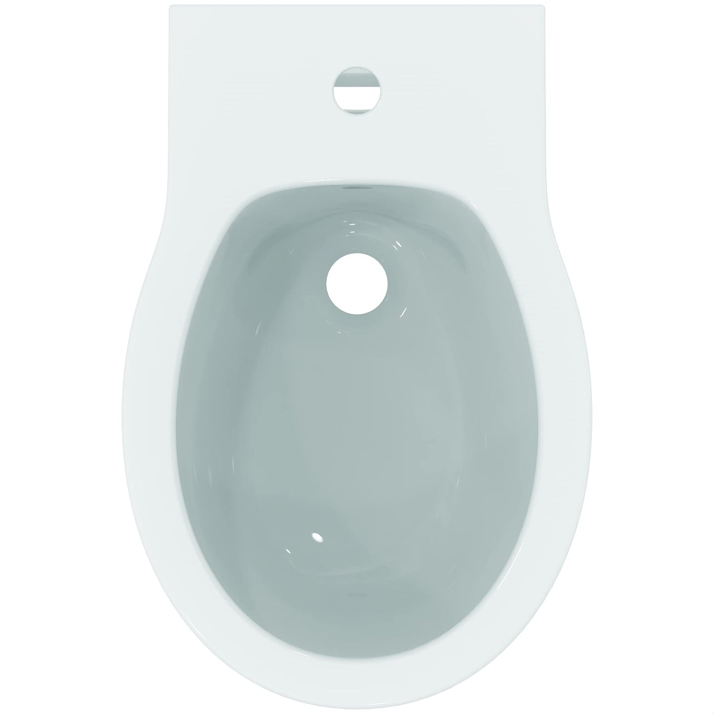 Ideal Standard - Eurovit, Bidet a terra universale per installazione filo parete, Bianco