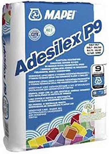 Tile adesivo Mapei Adesilex P9 1250 kg 50 x sacchetti grigio Bulk Deal.