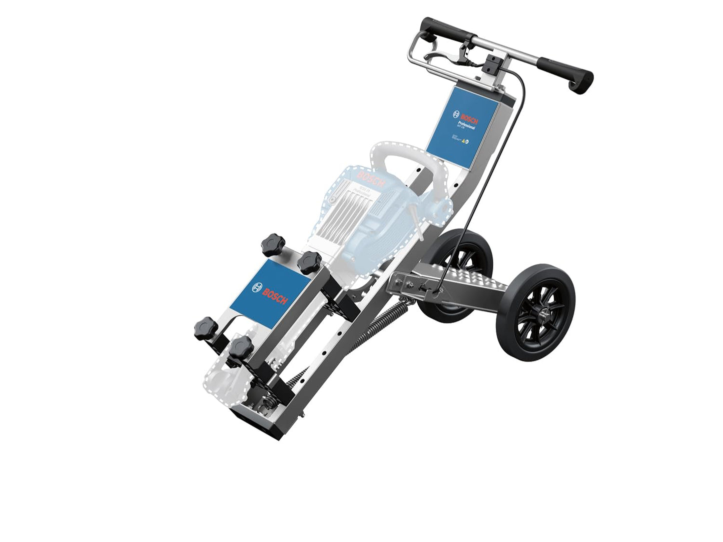 Bosch Professional carrello per la rimozione di pavimenti GHT 130 (compatibile con GSH 16-30 e GSH 16-28)