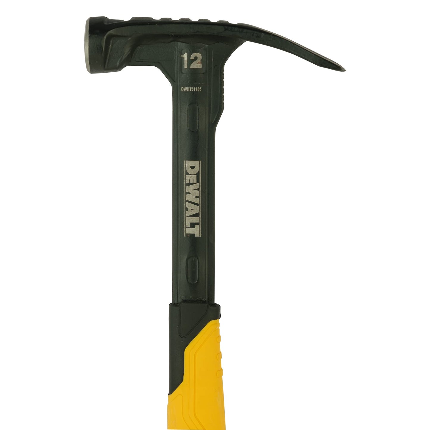 DeWalt XP - Martello da carpentiere curvo, 340 g, martello a doghe, ammortizzante, martello da carpentiere