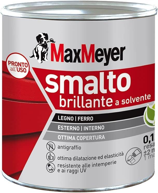 MAXMEYER kit manutenzione Smalto a solvente bianco e tester nero