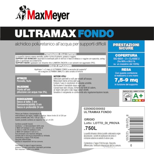 MAXMEYER Ultramax fondo Grigio 0.75 L