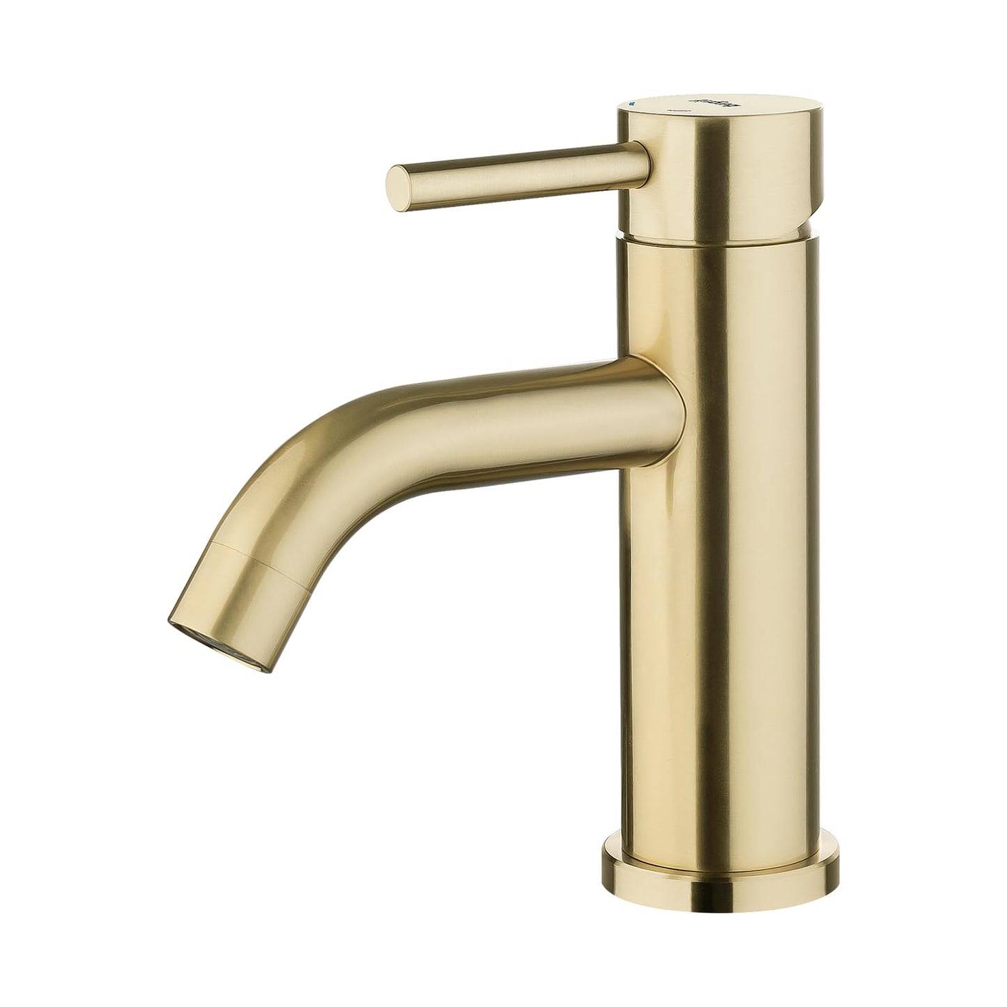 Ibergrif M11003Y Rubinetto Bagno Classico, Miscelatore Monocomando Lavabo, Rubinetto Lavabo per Acqua Calda e Fredda, Acciaio Inossidabile, Oro