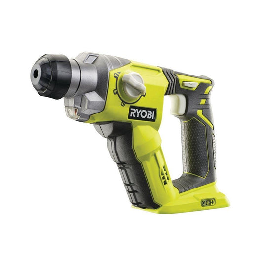 Ryobi R18SDS-0 Tassellatore a Batteria 18V ONE+, Batteria non Inclusa, con Luce LED, Indicato per Forare Pietra e Cemento, e Rimuovere Piastrelle, Verde E Antracite