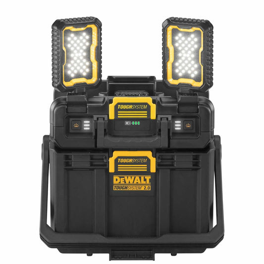 DeWALT ToughSystem DWST08061-1 - Cassetta degli attrezzi con illuminazione a LED, 4000 lumen, capacità 14 litri