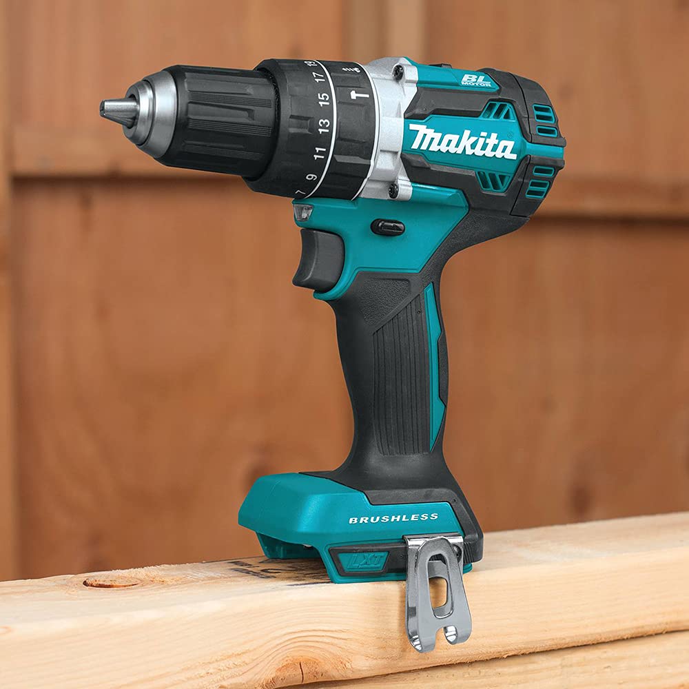 Makita DHP484Z Trapano senza fili con impugnatura a pistola, 18V, Nero/Blu