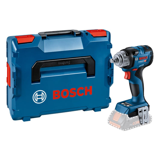 Bosch Professional 18V System Avvitatore massa battente batt. GDS 18V-330 HC (c. serr. 330 Nm e c. svit. 560 Nm, tre versatili impos. num. giri e coppia, incl. 1 mod. Bluetooth Low Energy, in L-BOXX)