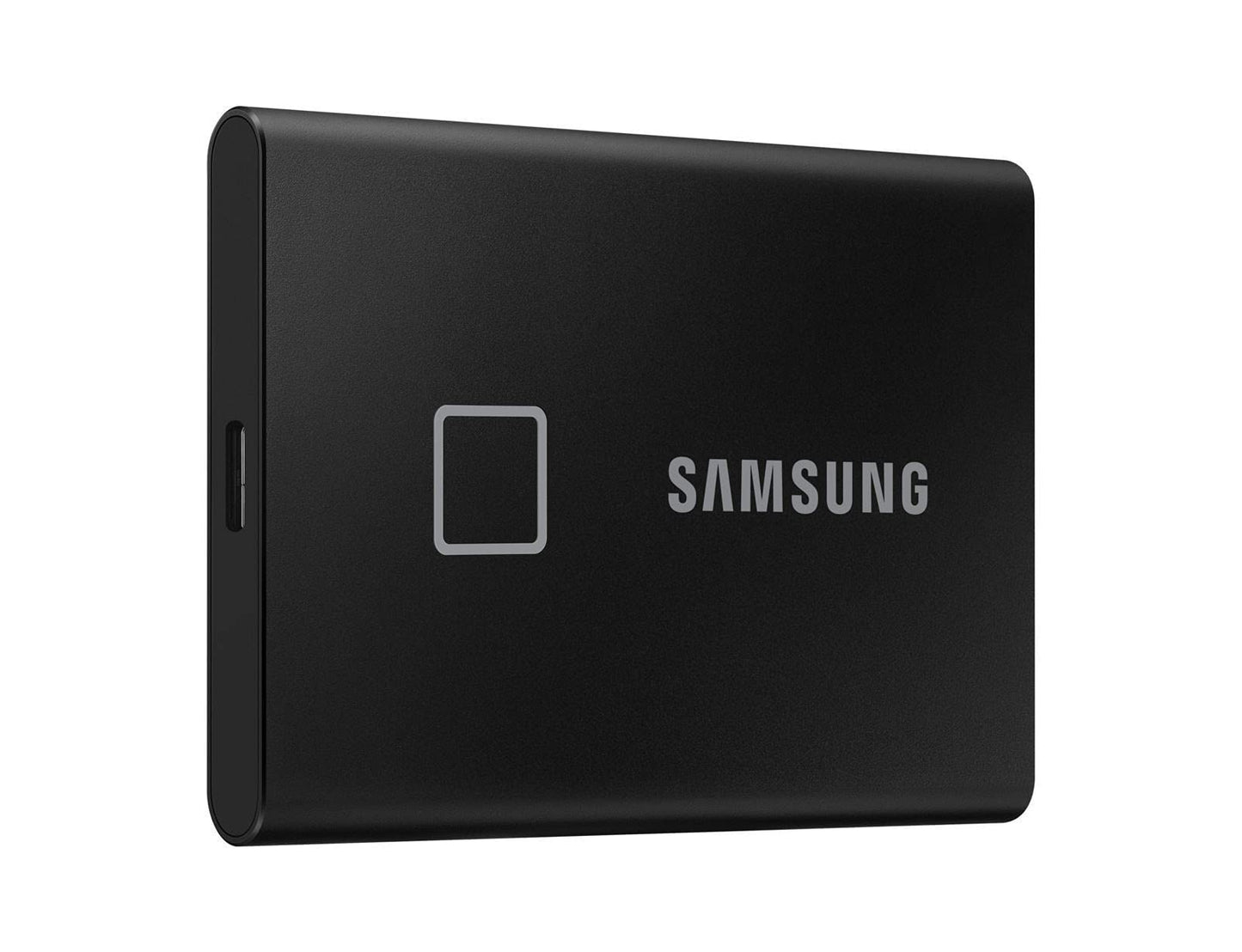 Samsung T7 Touch Portable SSD - 2 TB - USB 3.2 Gen.2 External SSD Metallic Black (MU-PC2T0K/WW)