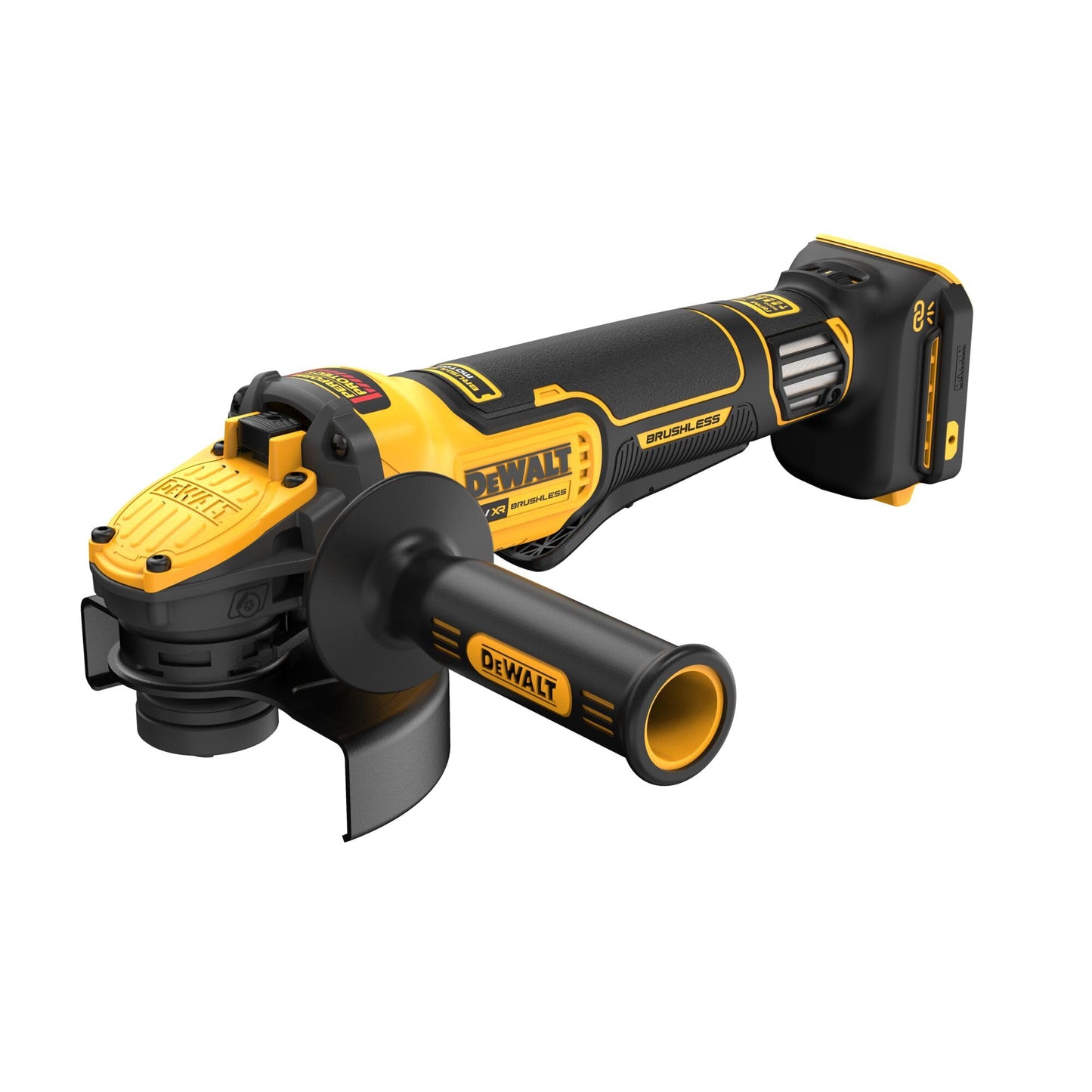 DEWALT DCG416VSN-XJ - Smerigliatrice angolare a batteria senza batteria, senza caricatore, 18 V