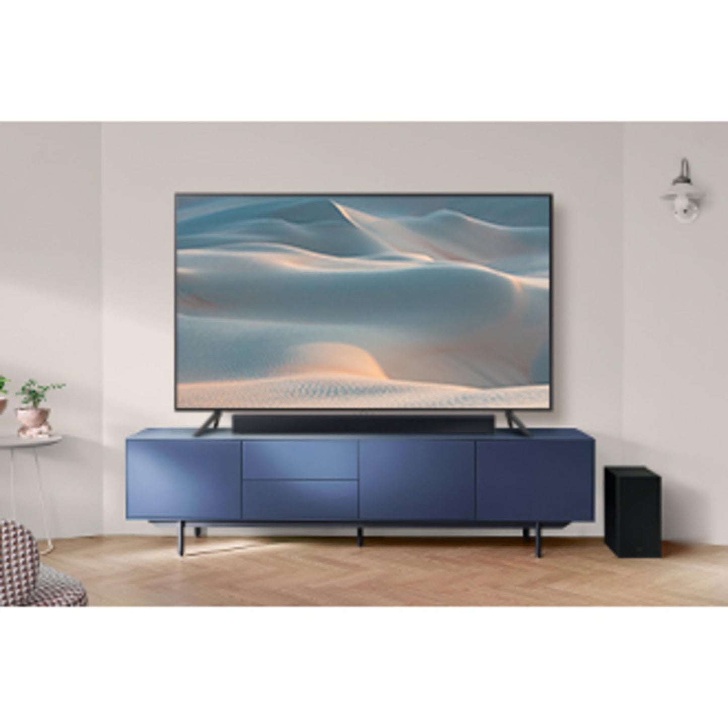 Samsung Soundbar HW-C430/ZF Serie C, 3 Speaker, Subwoofer Incluso, Audio a 2.1 Canali, Adaptive Sound Lite, Black 2023