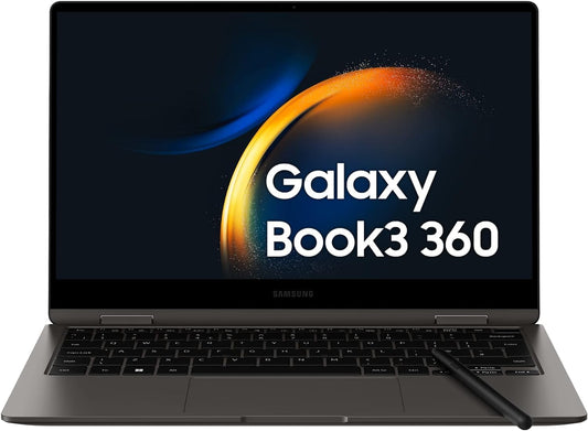 SAMSUNG Galaxy Book3 360, 13.3″ AMOLED, Touch FHD, i7-1360P, Ram 16GB LPDDR4, Iris Xe, SSD 1TB, Windows 11 Pro, Graphite