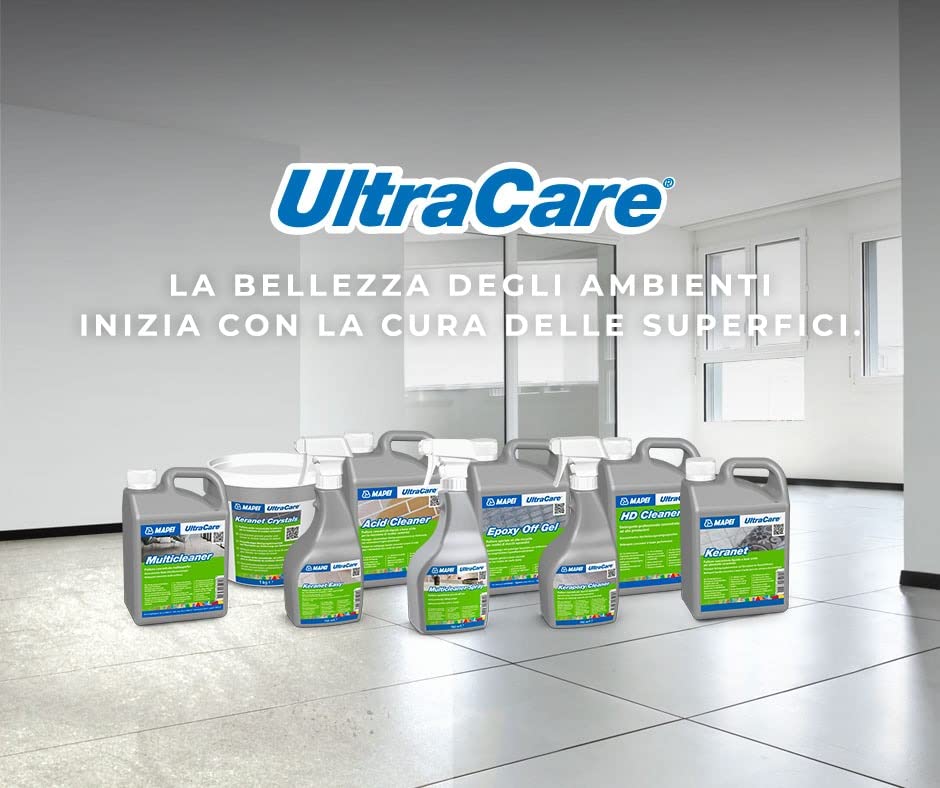 MAPEI Ultracare INTENSIFIER S, Miscela di polimeri a base solvente a elevata penetrazione, Effetto ravvivante e protettivo, Tanica 1 Lt.