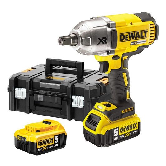 DeWalt DCF899P2-QW Trapano avvitatore a impulsi attacco 1/2" a batteria, 18V, 5.0 Ah, motore Brushless