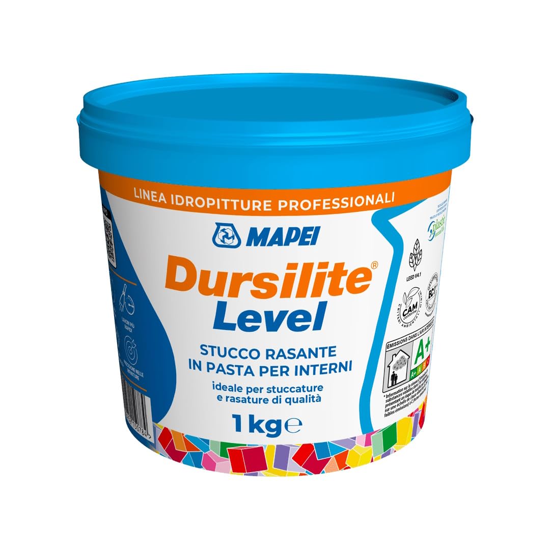 DURSILITE LEVEL MAPEI STUCCO RASANTE IN PASTA PER INTERNI Kg. 1