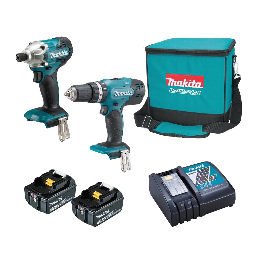 Makita DLX2336X Kit Avvitatori ad impulsi e percussione 18 V con batterie