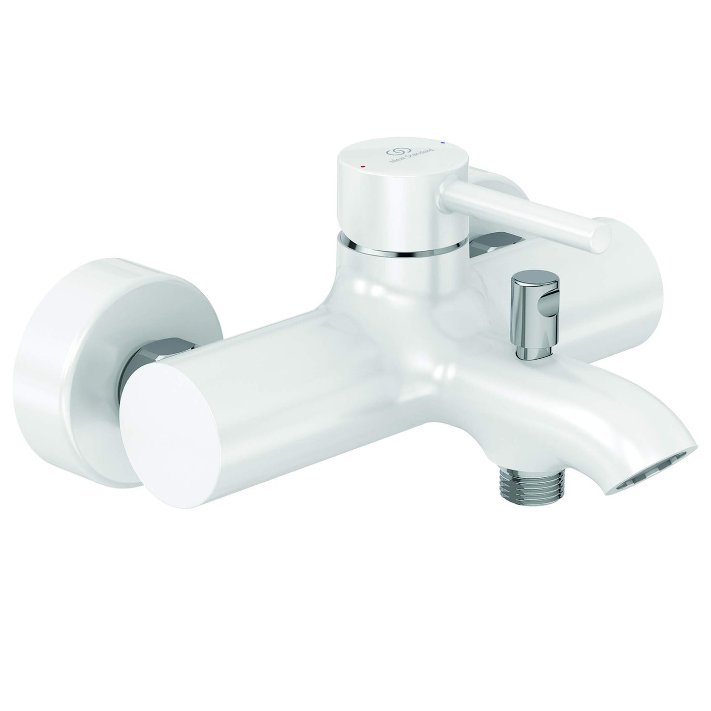 Ideal Standard - Kolva Miscelatore Monocomando esterno per Vasca/Doccia, Bianco