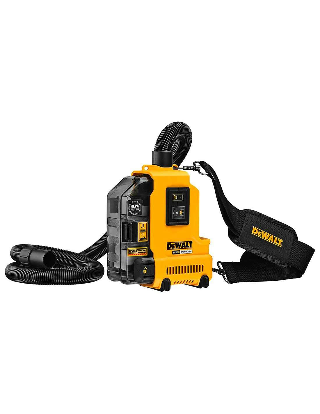 DeWALT Kit DWK225 (Trapano a Percussione DCD996 + Aspirapolvere DWH161 + 2 Batterie 5,0 Ah + Caricabatterie + TSTAK VI)