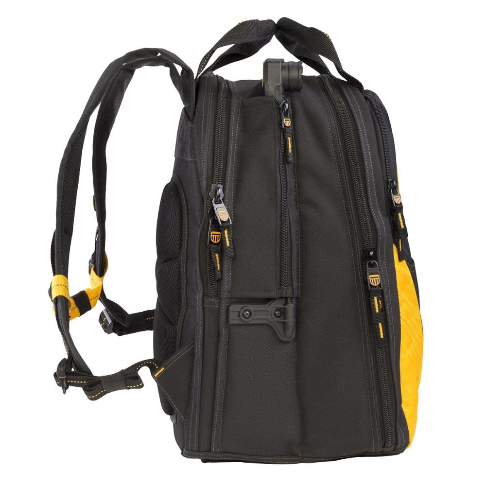 DEWALT DGCL33 - Zaino con 33 tasche illuminate USB, colore: giallo