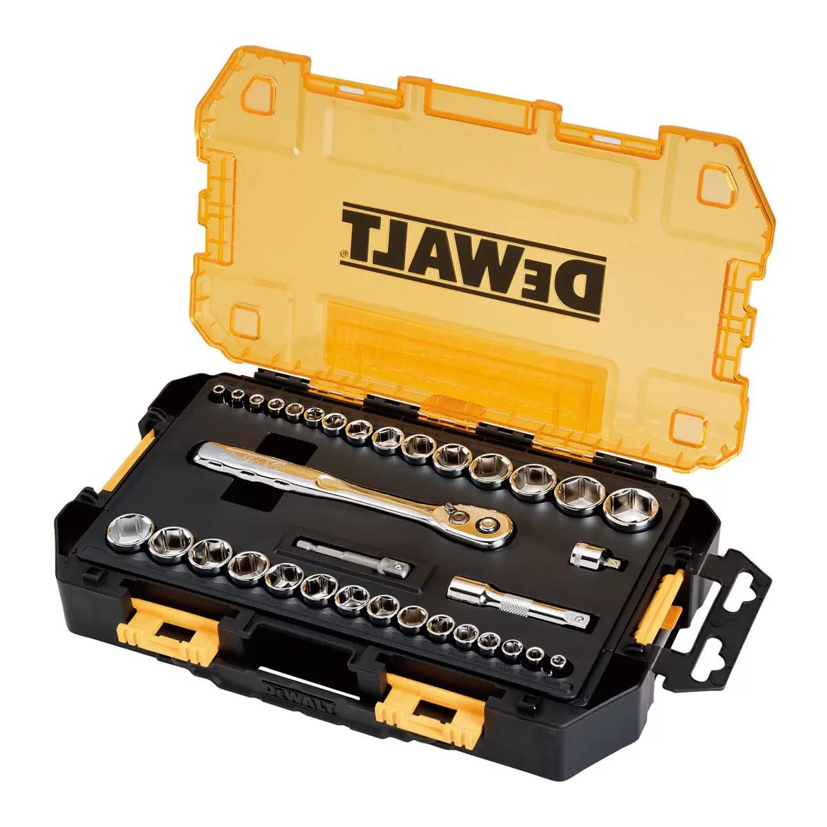 DEWALT® DWMT45034 Meccanica 1/4" e 3/8" Set di prese di comando (34 pz.)