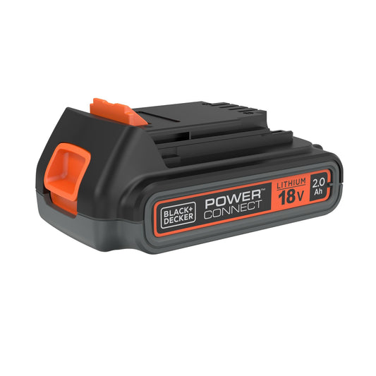 BLACK+DECKER Batteria al Litio 18V - 2.0Ah. Compatibile con prodotti BLACK+DECKER. BL2018-XJ