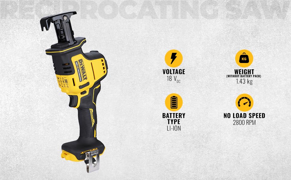 DeWalt Sega alternativa compatta senza spazzole - XR, 18 V, unità nuda