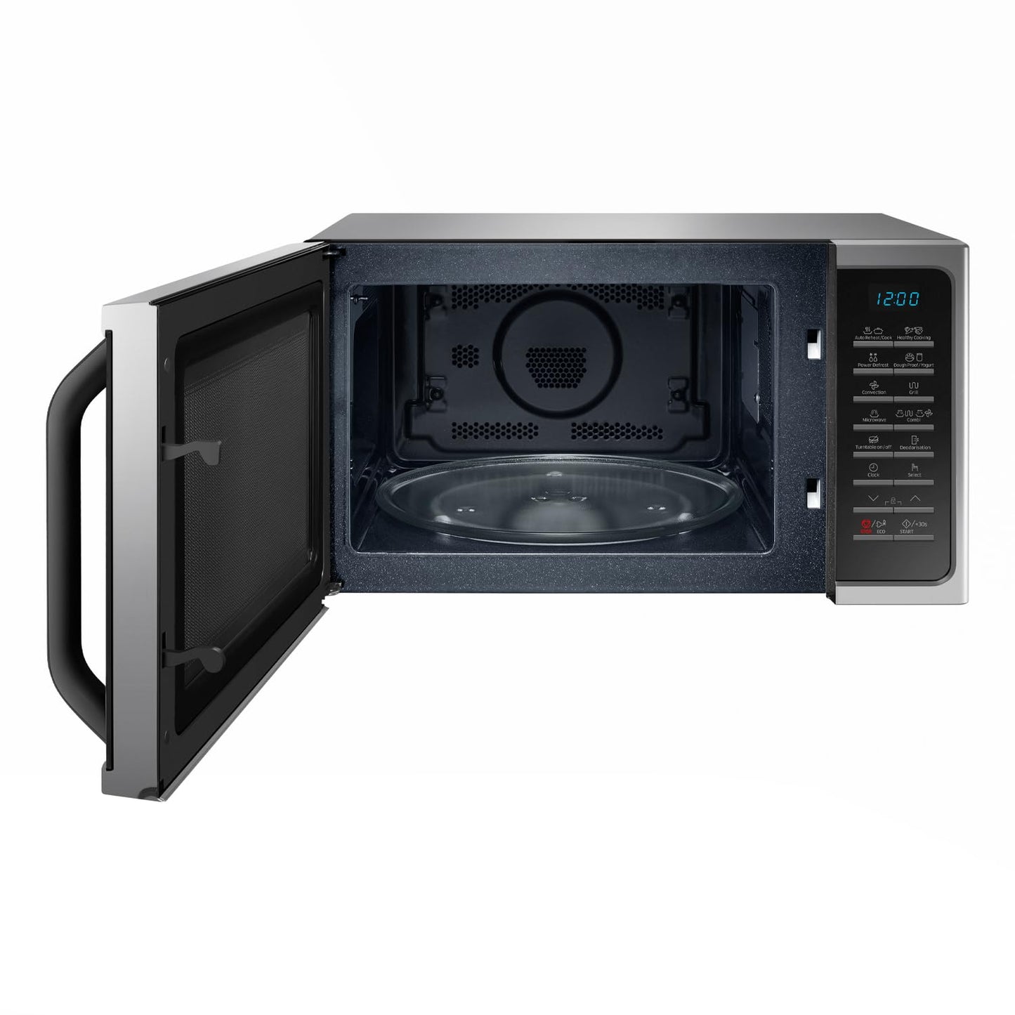 Samsung Forno a Microonde Combinato a libera installazione SmartOven MC28H5015CS/ET, Cottura Ventilata, Microonde + Grill 900 W + 1500 W, 28 L, 52l x 47h x 31p cm, Argento