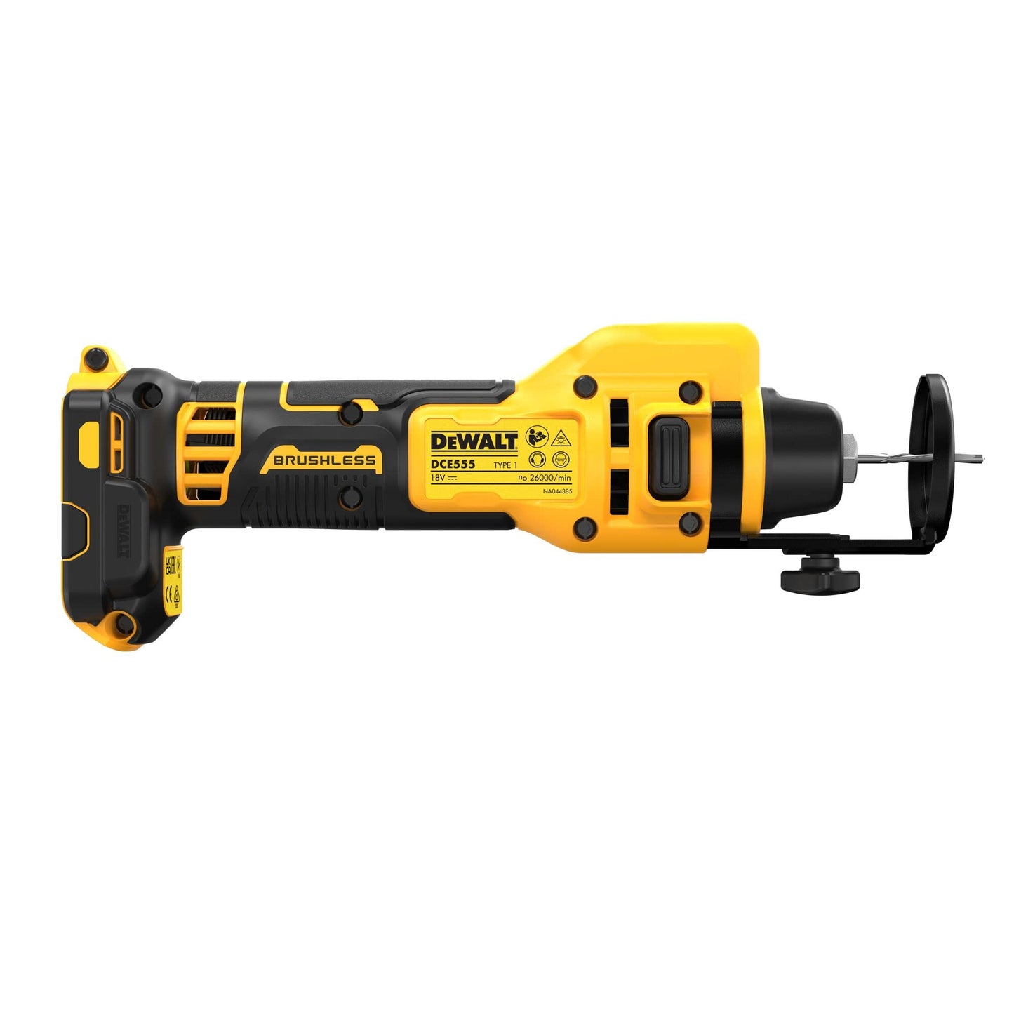 DEWALT.FREZARKA WYCINAJACA DO G-K 18V DCE555N