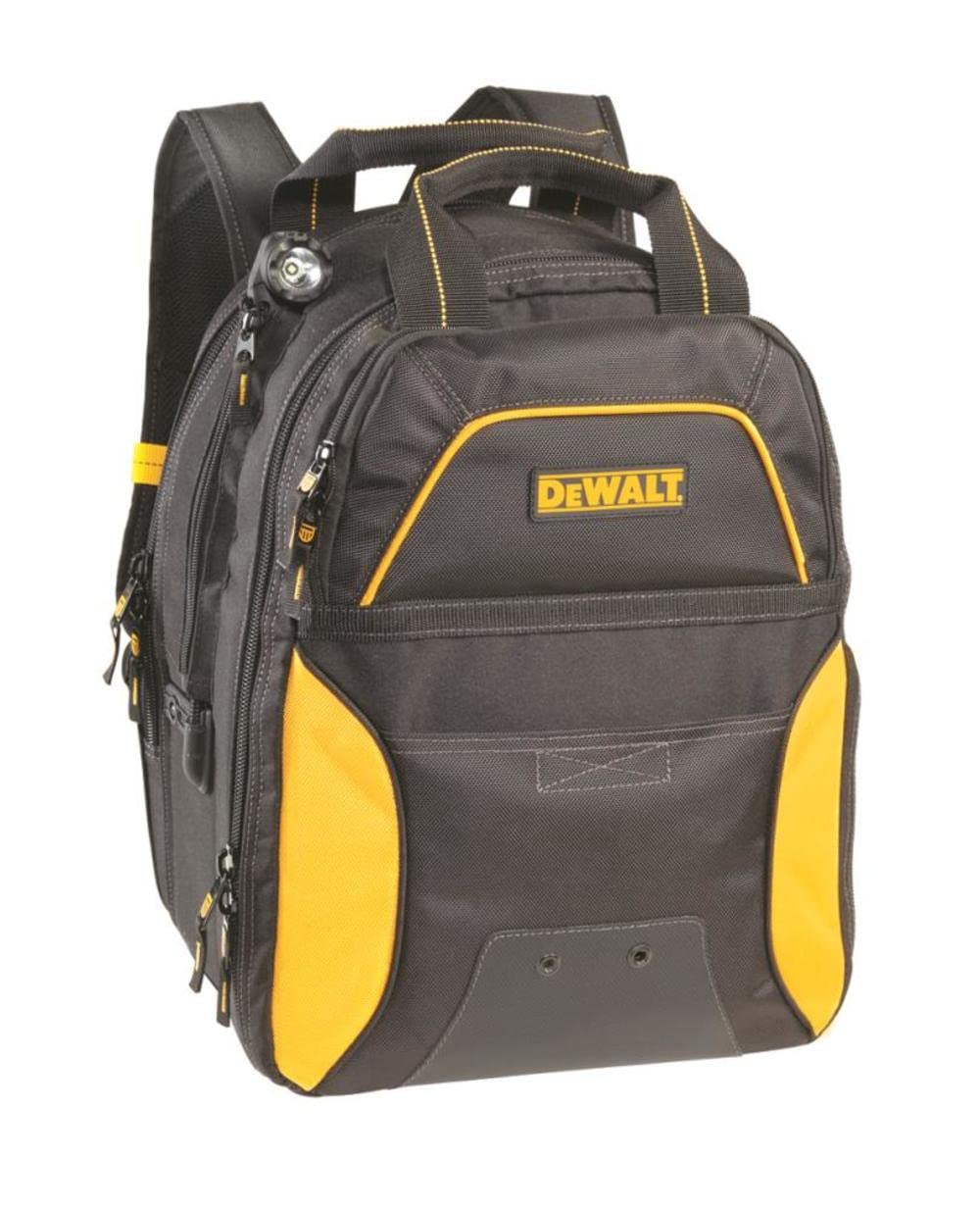 DEWALT DGCL33 - Zaino con 33 tasche illuminate USB, colore: giallo