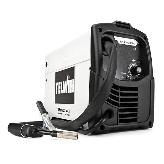 Telwin Bimax 140i Synergic saldatrice inverter a filo animato FLUX no gas con torcia diretta, 150A