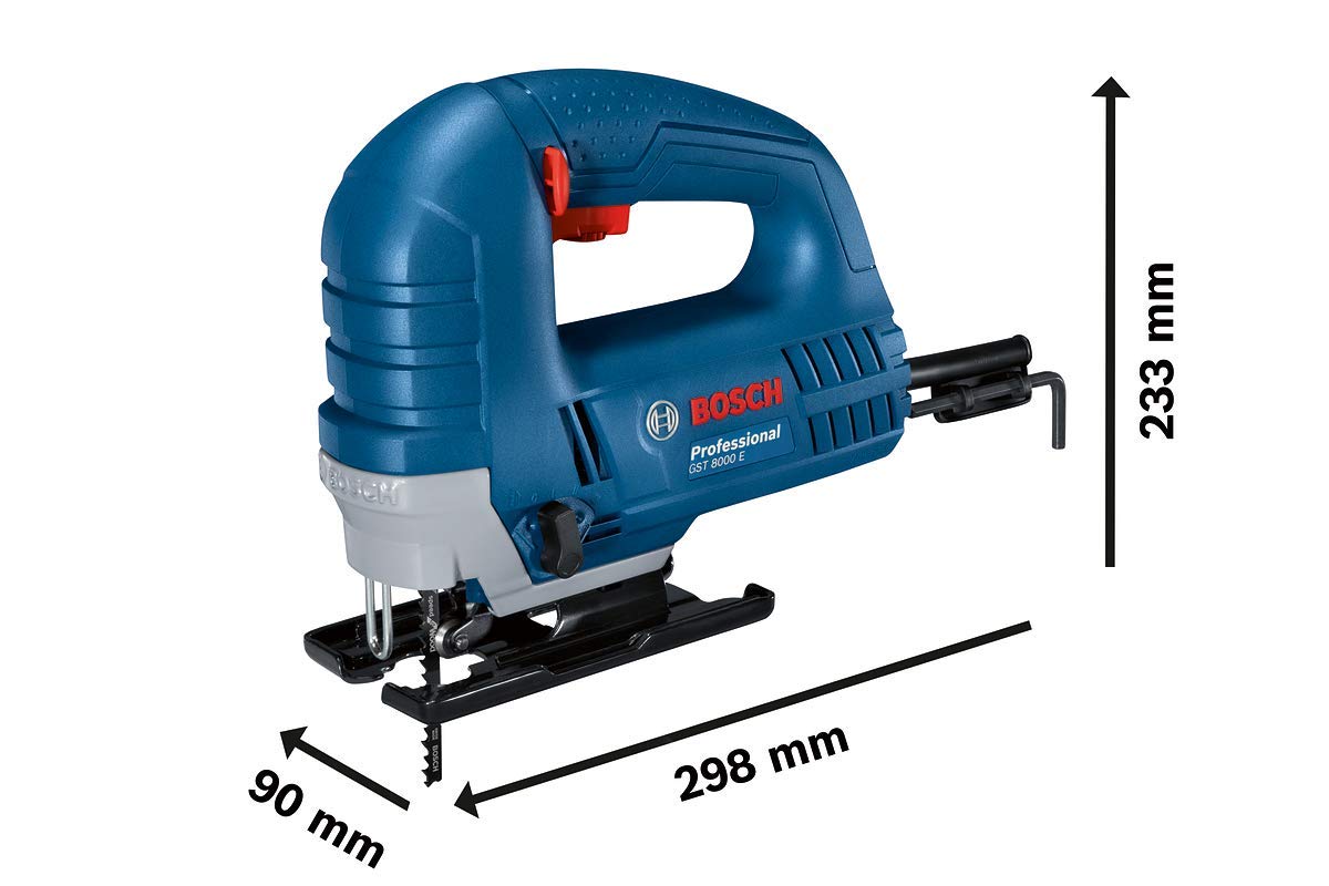 Bosch Professional Jigsaw GST 8000 E (incluso 1x lama T144 D, protezione trucioli, in scatola)