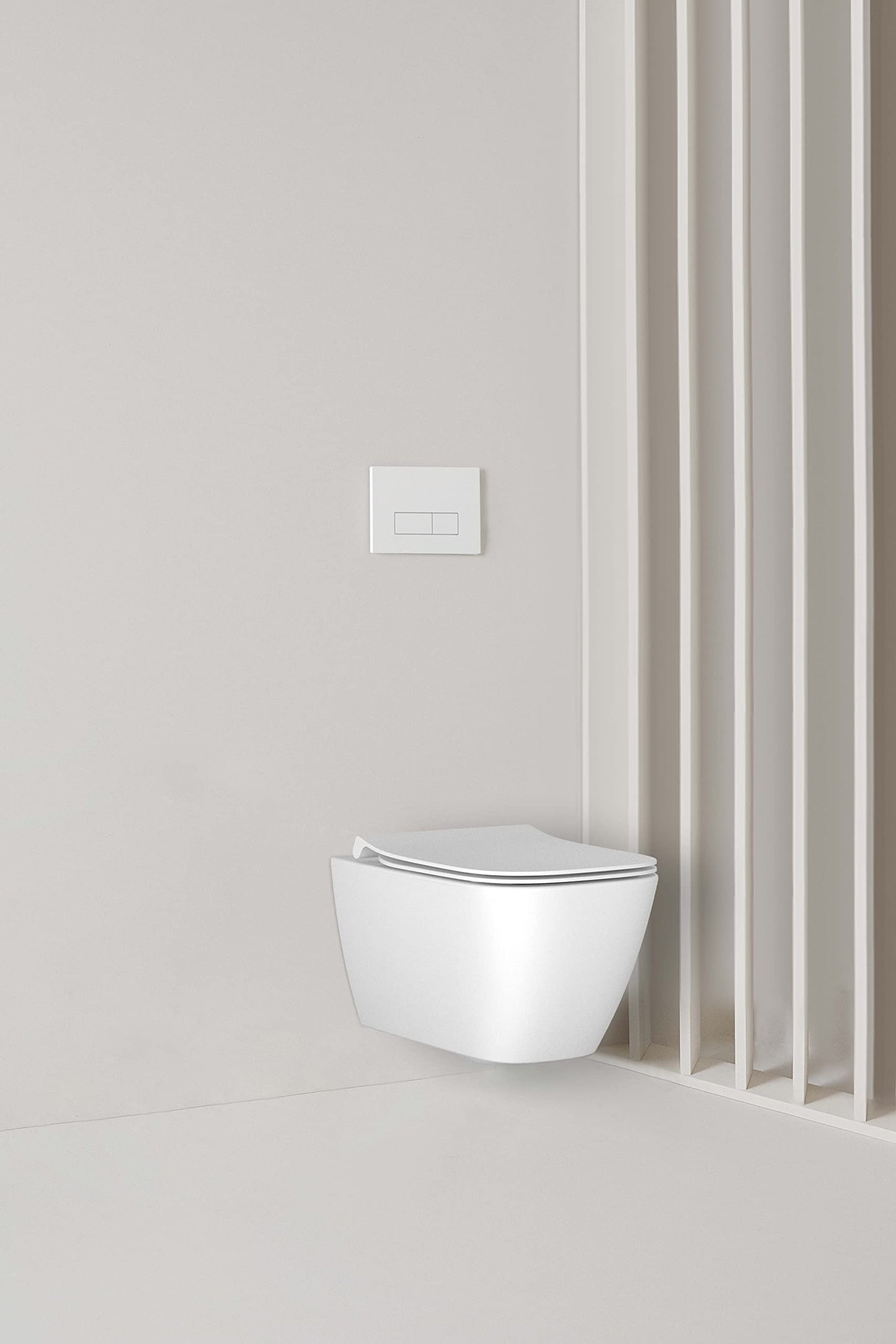 Ideal Standard - i.life B, Copriwater sottile a chiusura rallentata, Cerniere in metallo, Bianco