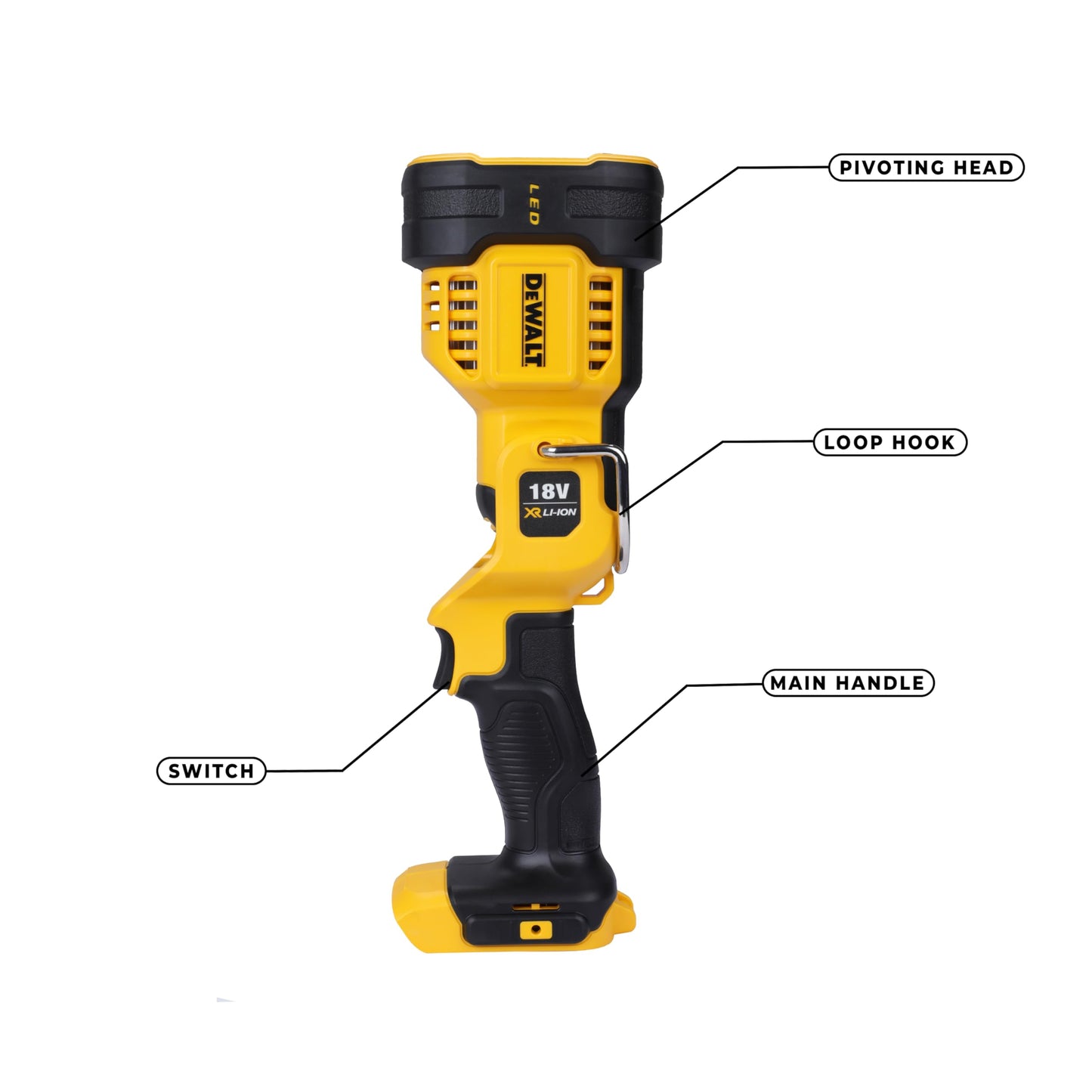 DEWALT Torcia LED XR 18V, DCL043-XJ