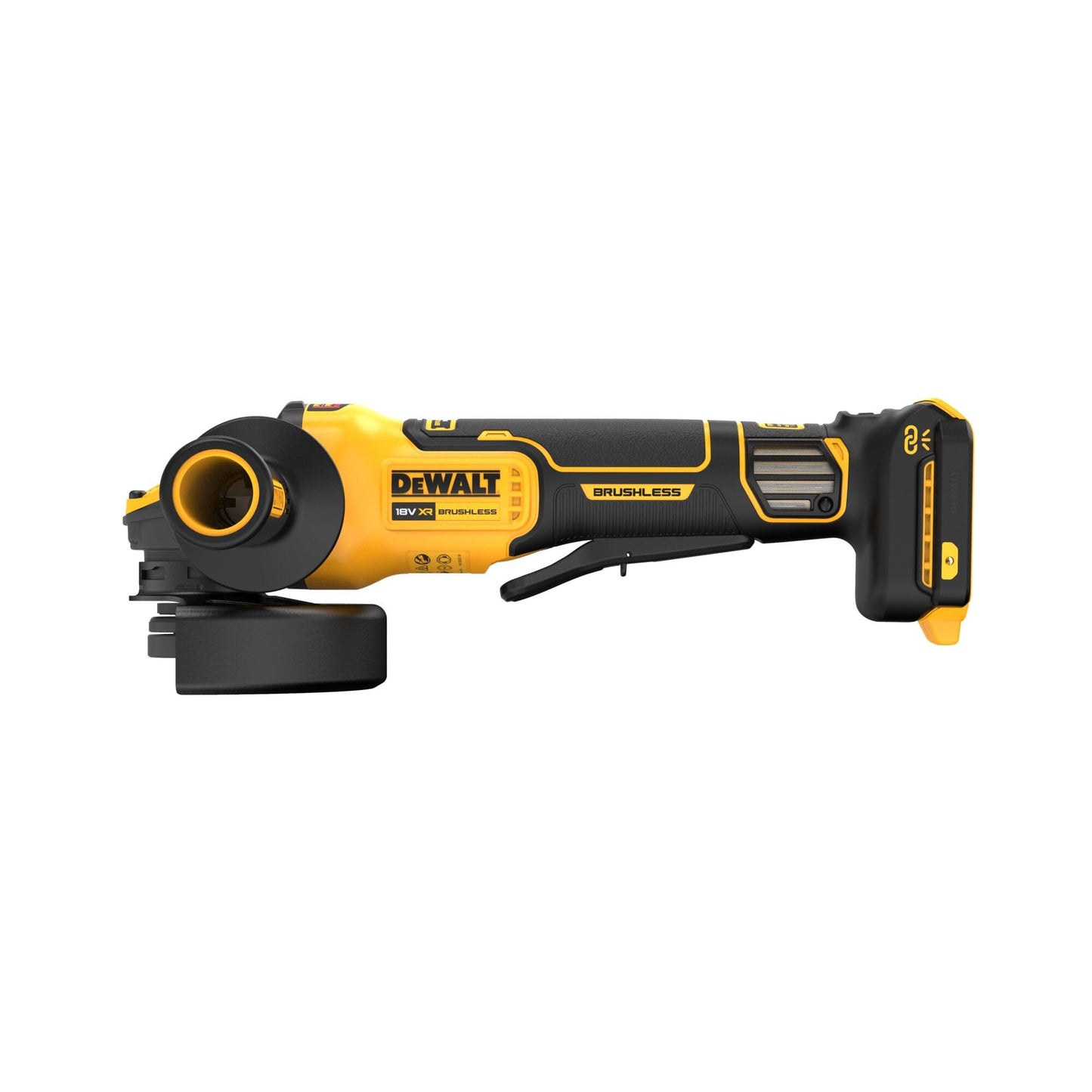 DEWALT DCG416VSN-XJ - Smerigliatrice angolare a batteria senza batteria, senza caricatore, 18 V