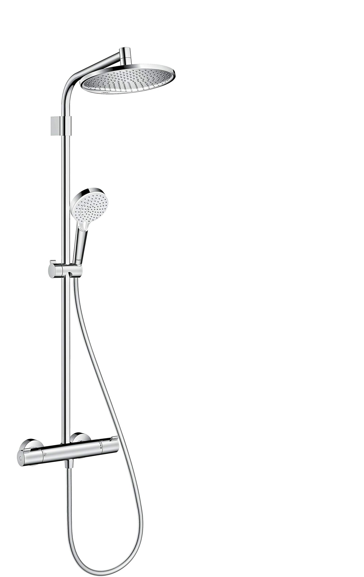 hansgrohe Crometta S Colonna doccia 240 Varia con termostatico, cromo, 26781000