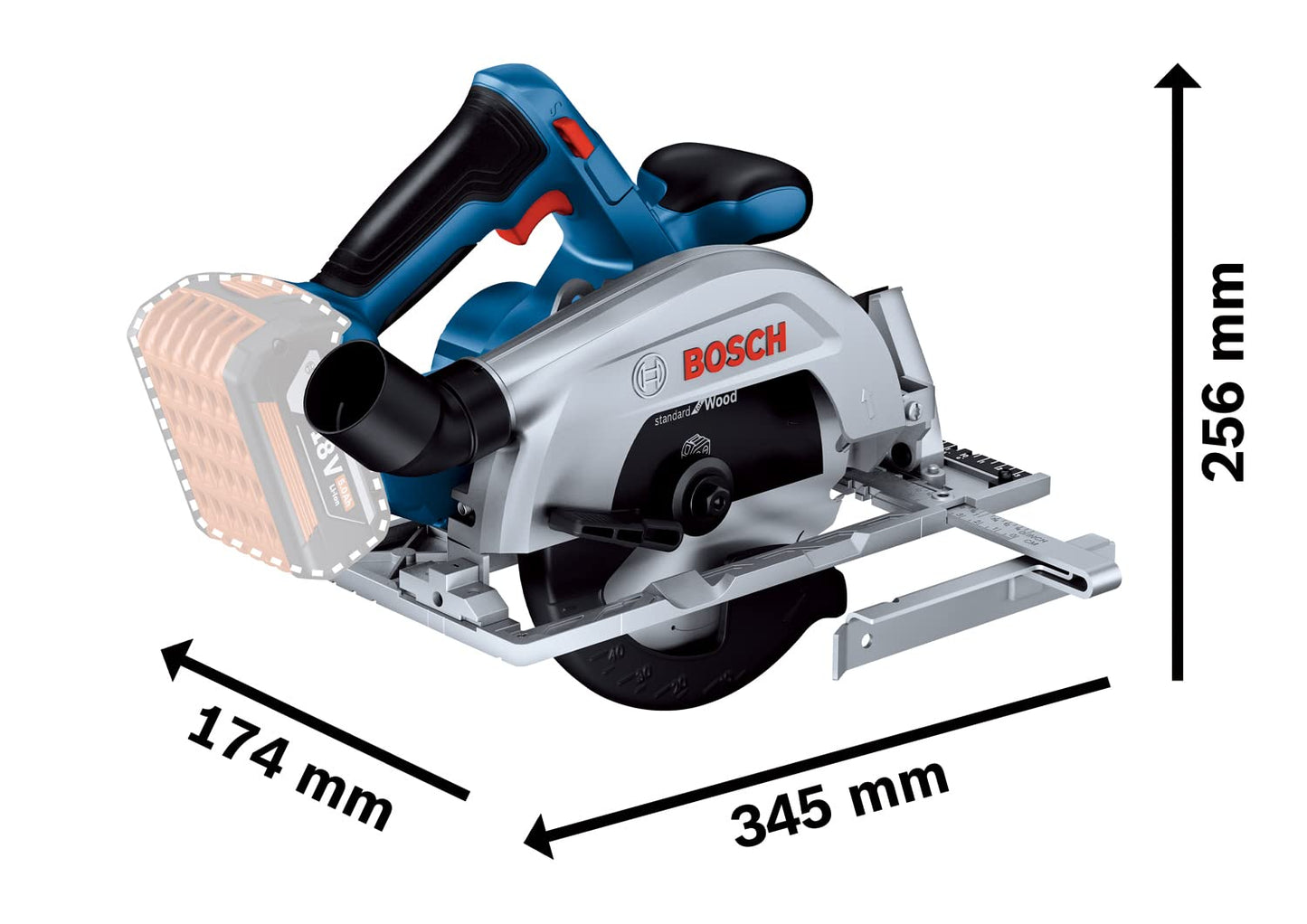 Bosch GKS 18V-57-2 solo LBOXX 06016C1201