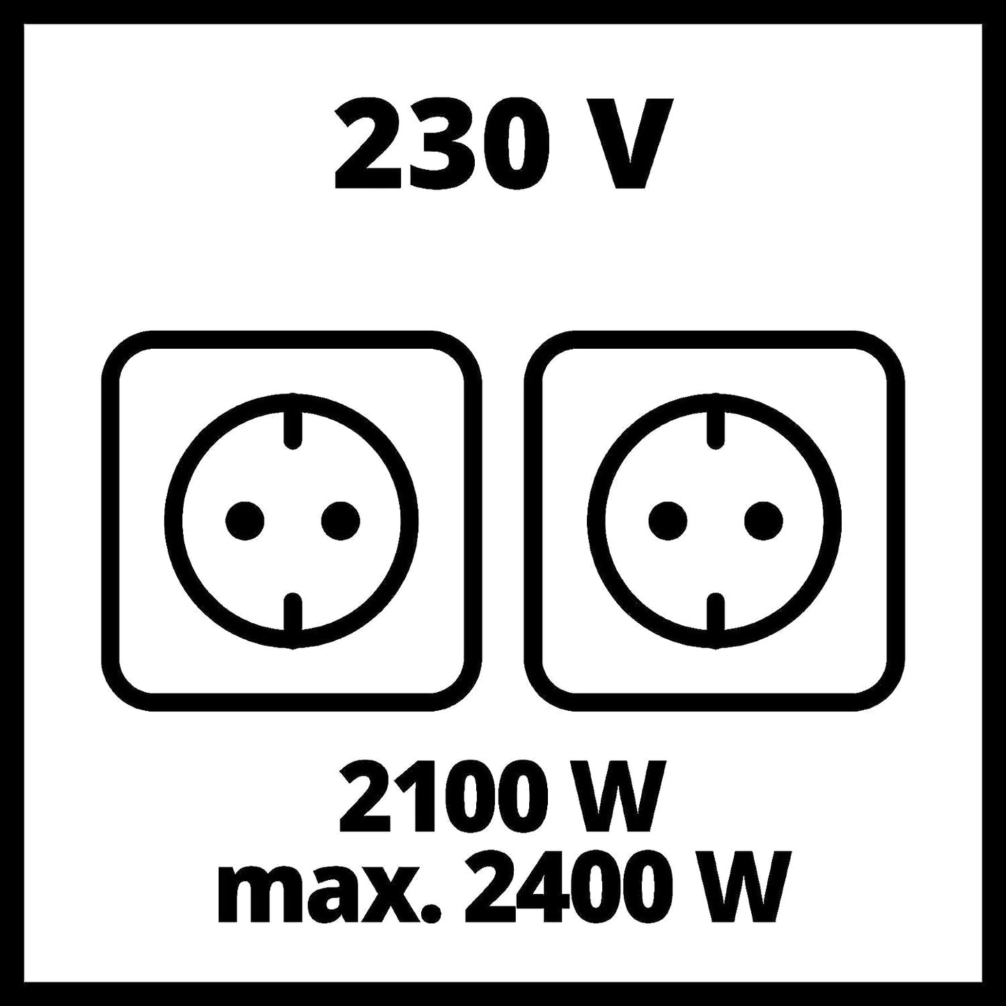 Einhell Generatore (Benzina) TC-PG 25/1/E5 (Pot. Continua 2.100 W, Corr. Nominale 9.1 A a 230V, Max. 2.400 W, Motore 4 Tempi a Basse Emissioni, 2x Prese da 230 V Incl. Voltometro, Serbatoio da 15 l)